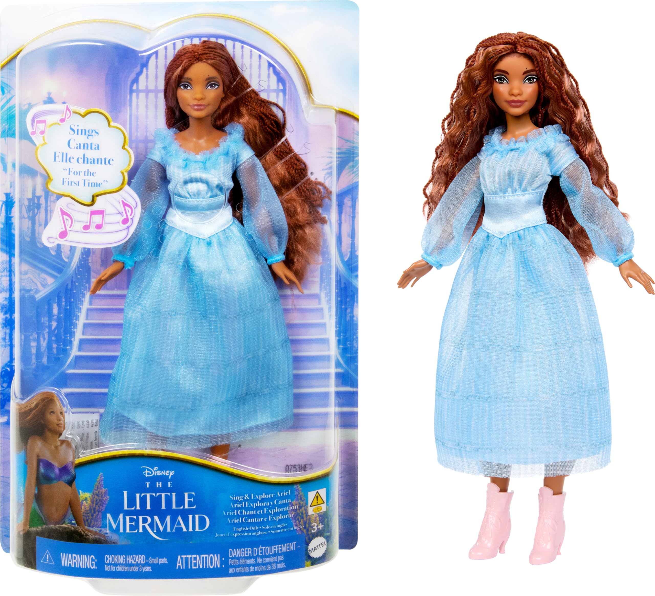 Amazon.com: Mattel The Little Mermaid Sing & Discover Ariel Doll
